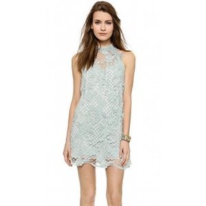 Free People Snowdrop Lace Trapeze Dress